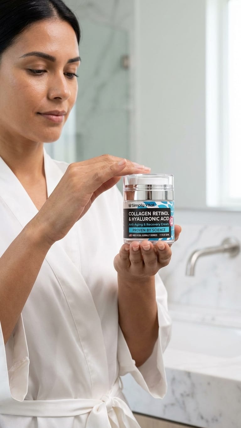 Crema Facial Retinol & Acido Hiauloronico