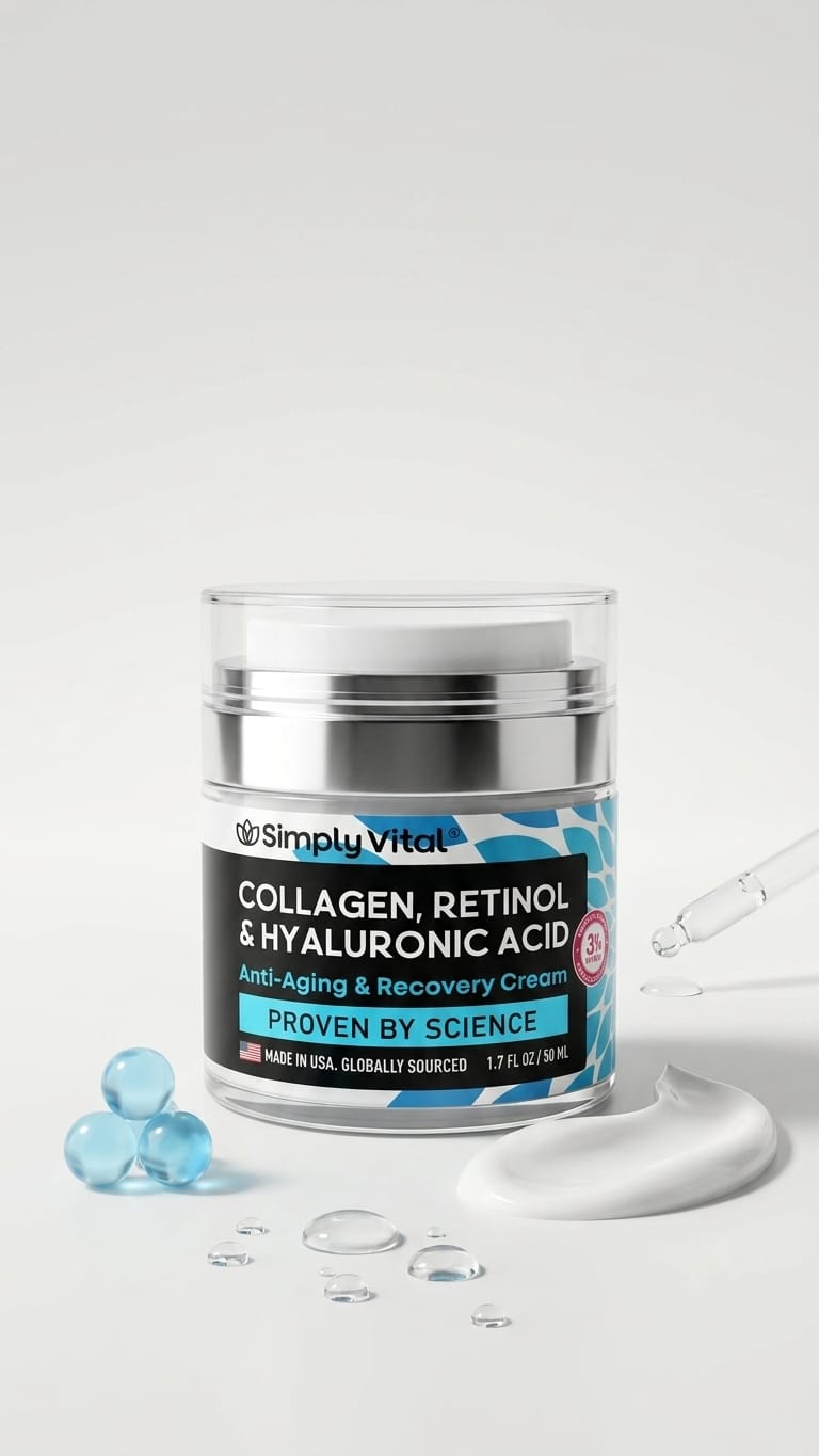 Crema Facial Retinol & Acido Hiauloronico