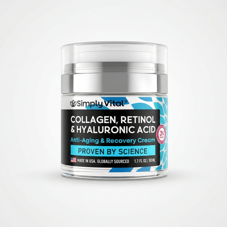 Retinol Collagen Cream 50 Ml and Hyaluronic Acid.